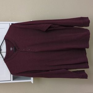 Old Navy Men's Burgundy Henley